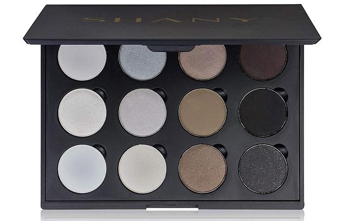 Paleta de sombras de ojos ahumadas de 12 colores de SHANY