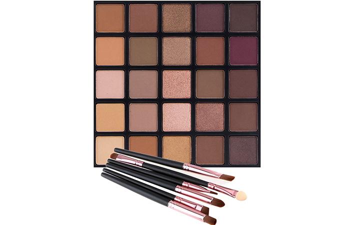 Kit de maquillaje Smokey Eyeshadow Glitter 25