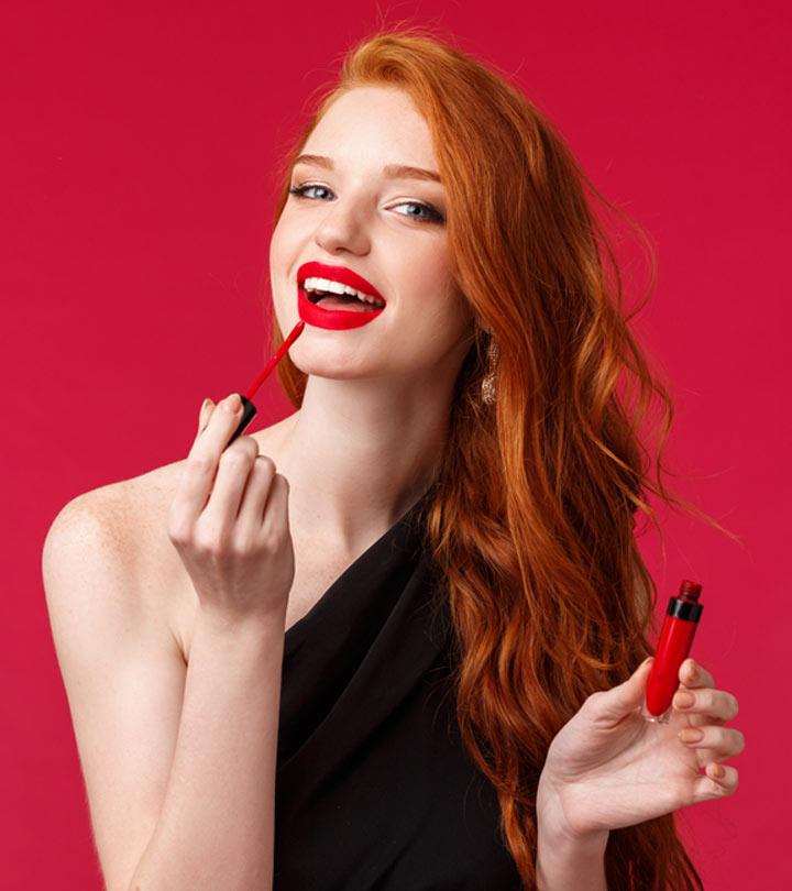 what color lipstick looks good on redheads