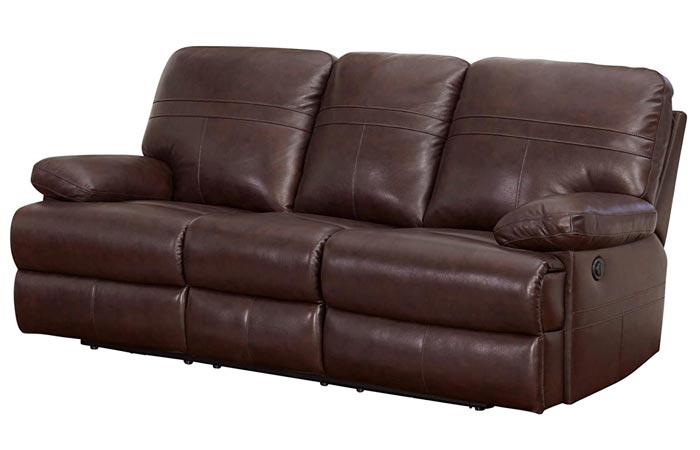 haven top-grain leather power reclining sofa