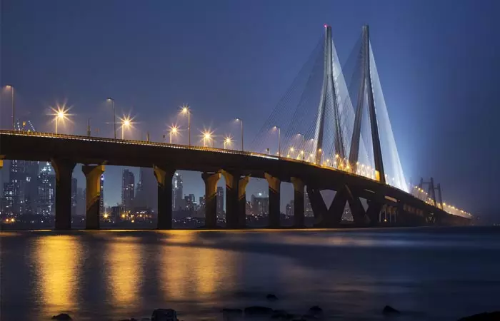 Admiring The Worli Sea-link
