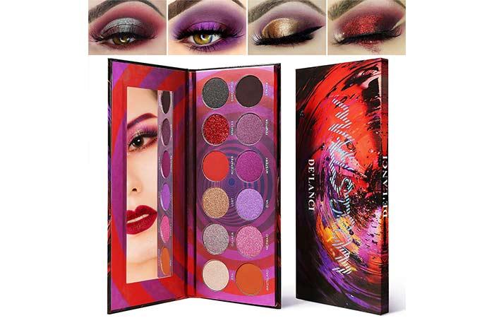 Afflano Purple Eyeshadow Palette