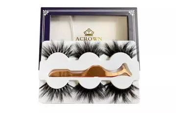 Alicrown Hair Acrown 3D 20mm Mink Strip Eyelashes