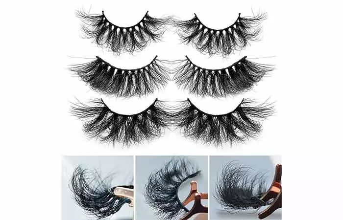 Alicrown Hair Acrown 5D 25mm Mink Strip Eyelashes