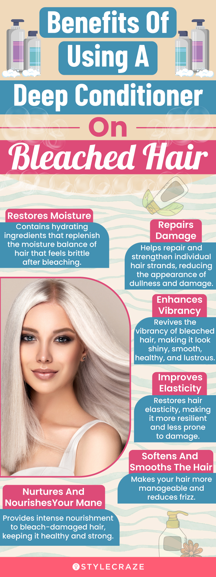 Benefits Of Using A Deep Conditioner On Bleached Hair (infographic)