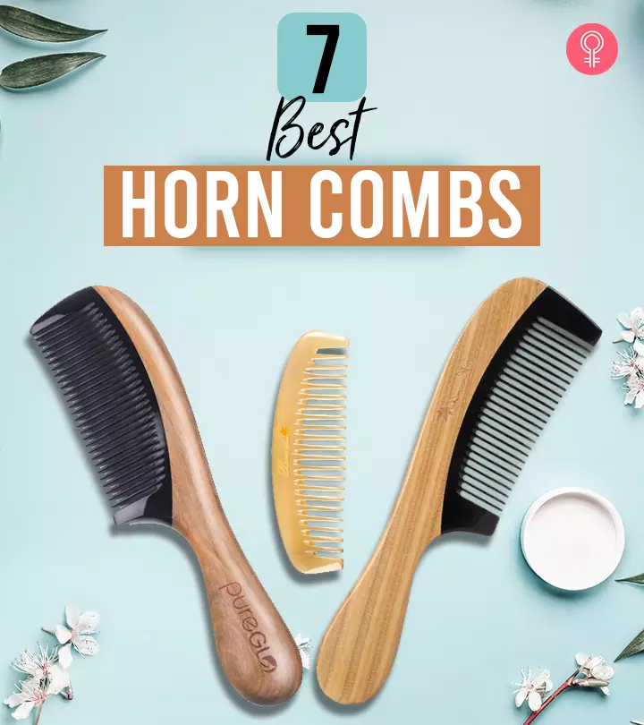 Horn combs help maintain tangle-free, healthy tresses and improve scalp stimulation. 