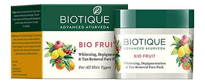 Biotic Bio Fruit Whitening and Depigmentation Face Pack
