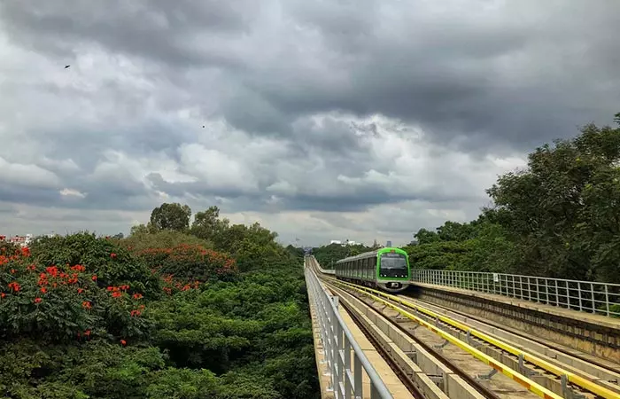 Catching A Metro To Vidhan Soudha