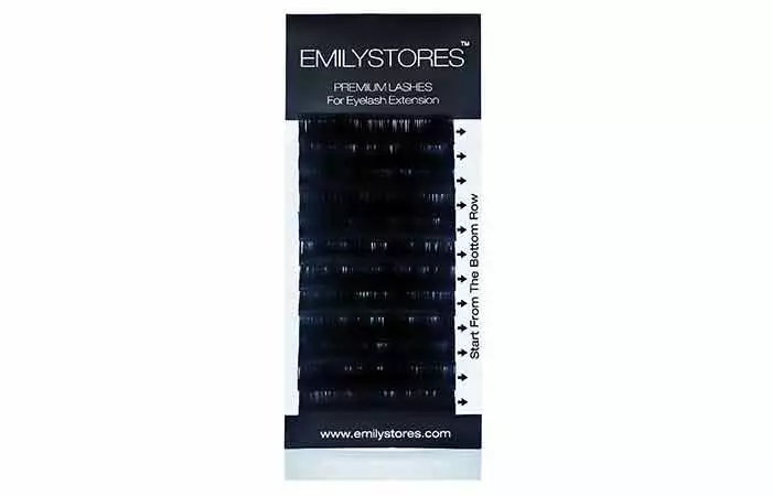 EMILYSTORES Premium Lashes Individual Mink Eyelash