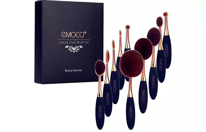 EMOCCI Luxury Oval Brush Set