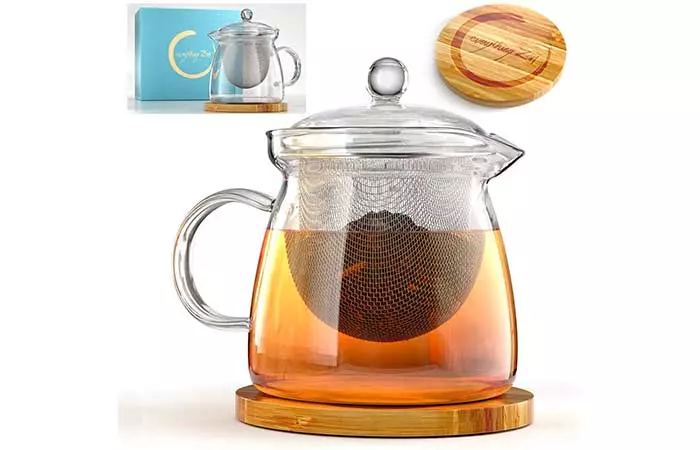 Everything Zen Glass Teapot with Infuser