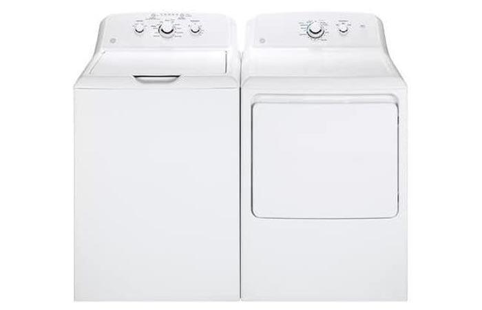 GE White Laundry Pair