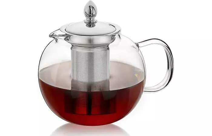 Hiware Large Glass Teapot