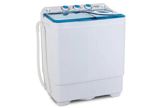 Kuppet Compact Twin Tub Portable Mini Washing Machine