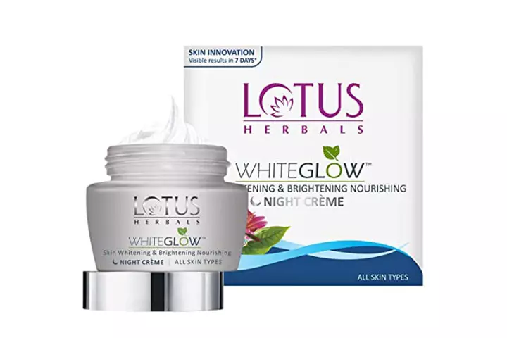  Lotus Herbals Whiteglow Skin Whitening and Brightening Nourishing Night Cream