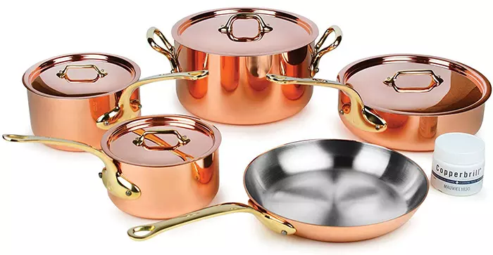 Mauviel M'heritage M250B 9-Piece 2.5mm Copper