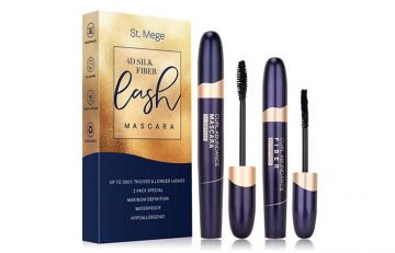 Mege 4D Silk Fiber Lash Mascara And Fiber 2-In-1 Set