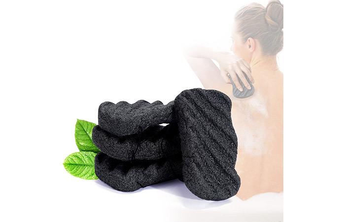 Miss Gorgeous Activated Bamboo Charcoal Konjac Sponge Set
