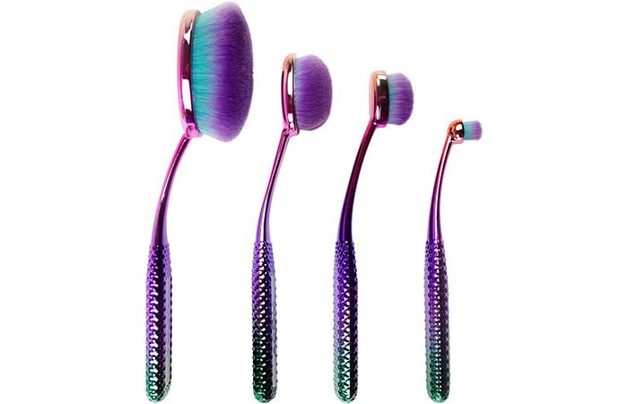 Royal and Langnickel MODA Face Perfecting Oval Makeup Brush Set