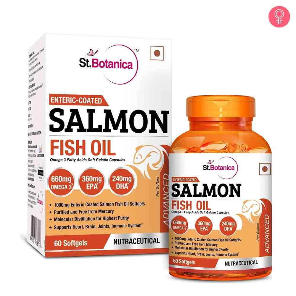 St.Botanica Salmon Fish Oil 1000mg Double Strength 660mg Omega 3