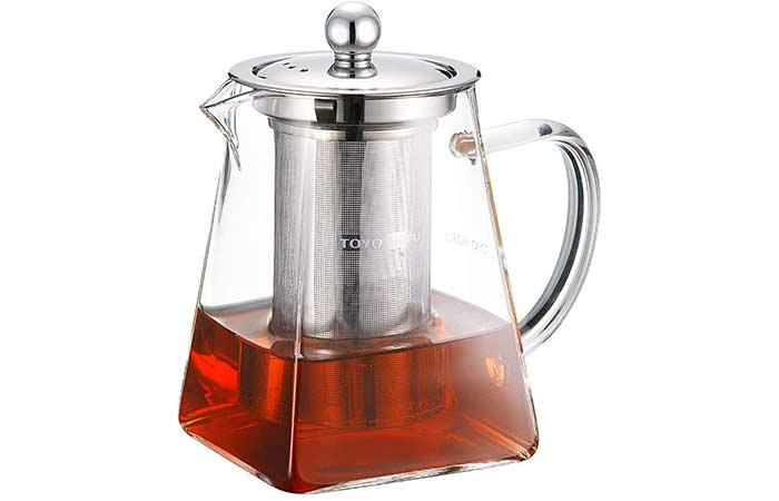 TOYO HOFU Te Pot With Infusers For Loose Tea