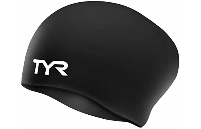 TYR Sport Long Hair Silicone Swim Cap