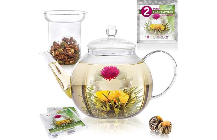 Teabloom Glass Teapot