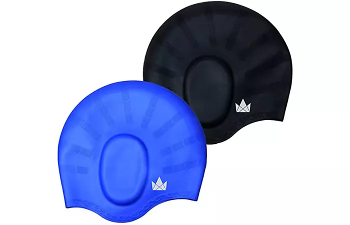 The Friendly Swede Silicone Long Hair Swim Cap