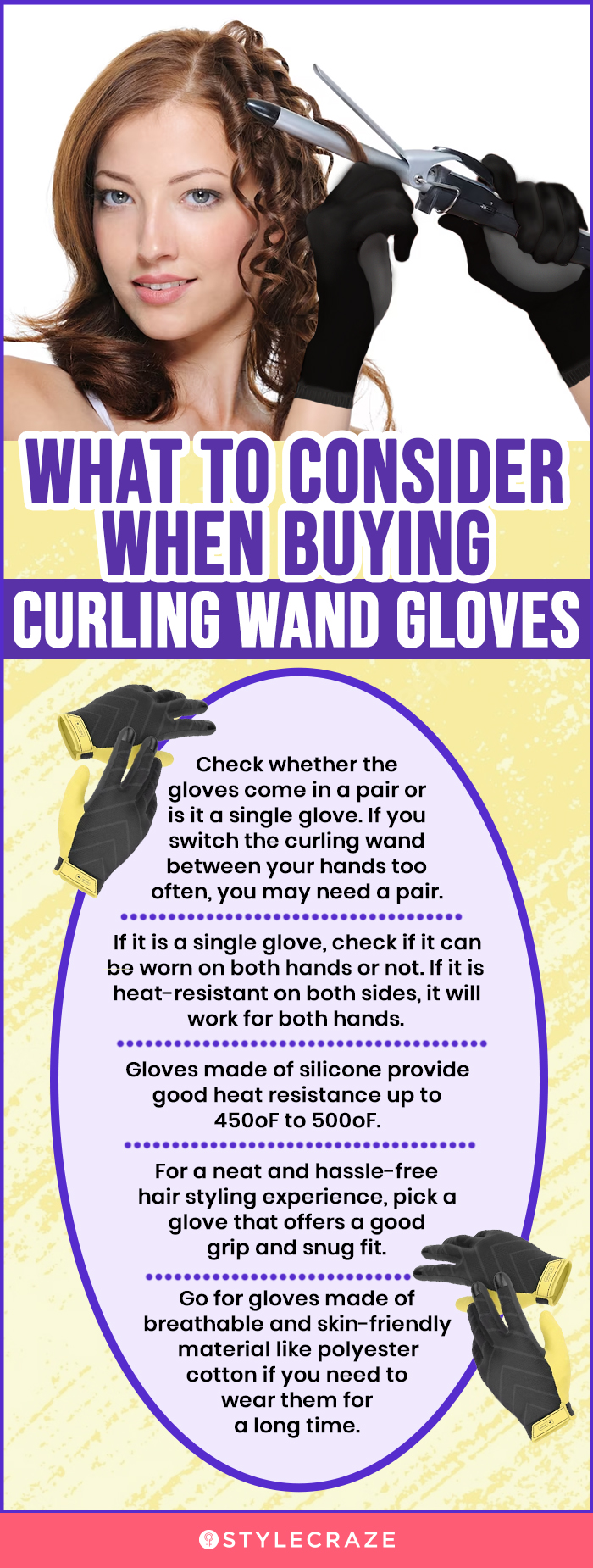 Points To Consider When Buying Curling Wand Glove (infographic)