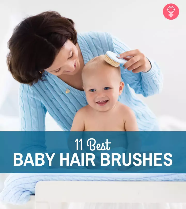 Treat your baby's delicate scalp to gentle hair care with soft-bristled brushes.
