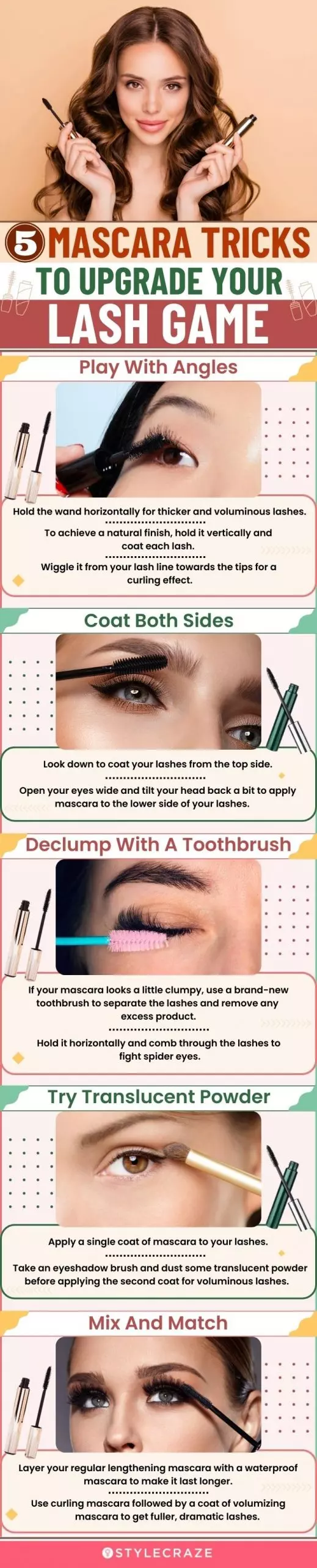 5 Mascara Tricks To Upgrade Your Lash Game (infographic)