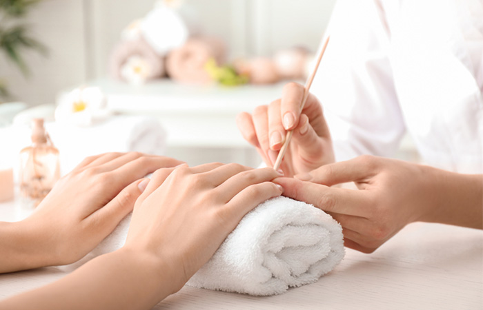 Get yourself beautiful nourished nails in this process