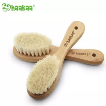haakaa Baby Hair Brush and Comb Set for Newborns