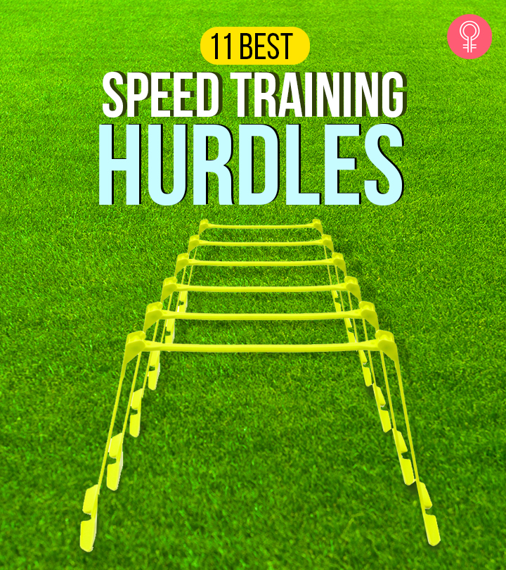 4 size level adjustable height speed & agility training hurdle 6"-8"-10"-12" 