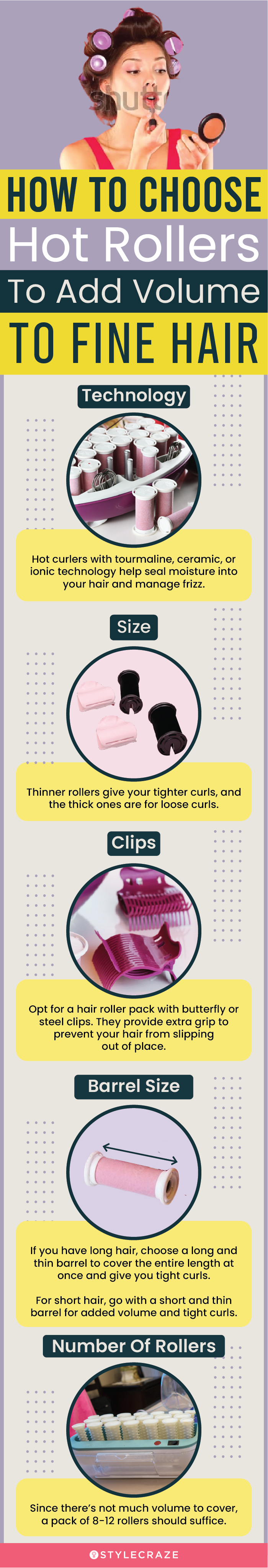 How To Choose Hot Rollers To Add Volume To Fine Hair