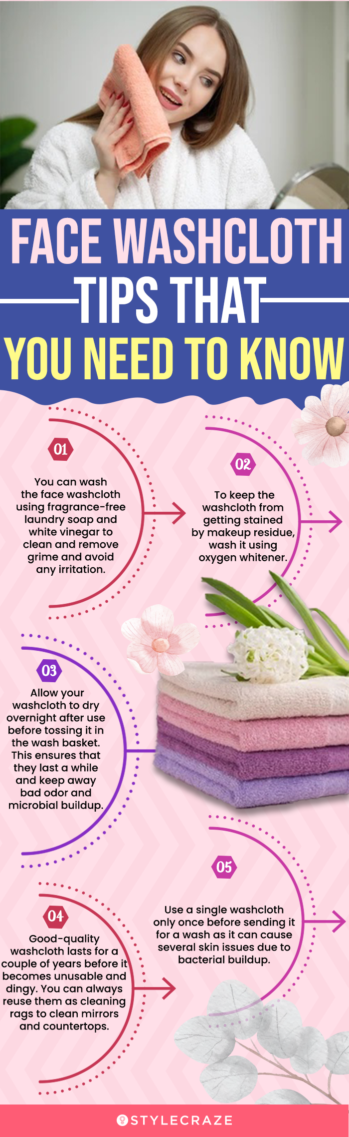  Face Washcloth Tips That You Need To Know(infographic)
