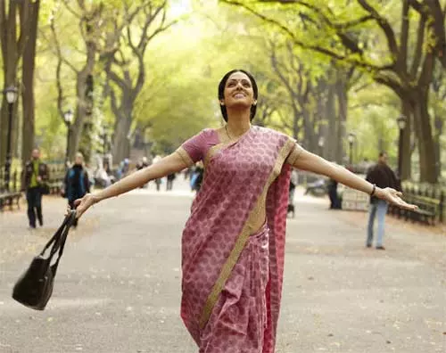 Floral Printed Sarees In English Vinglish