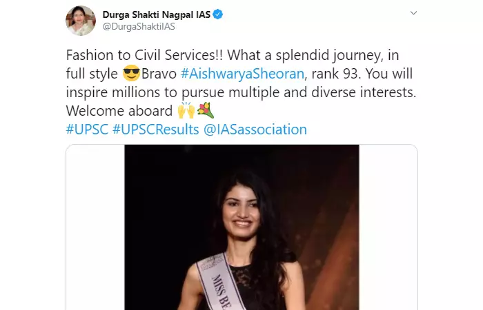 Miss India Finalist Aishwarya Sheoran Ranks 93 In UPSC And Is Now Set To Become An IAS Officer3