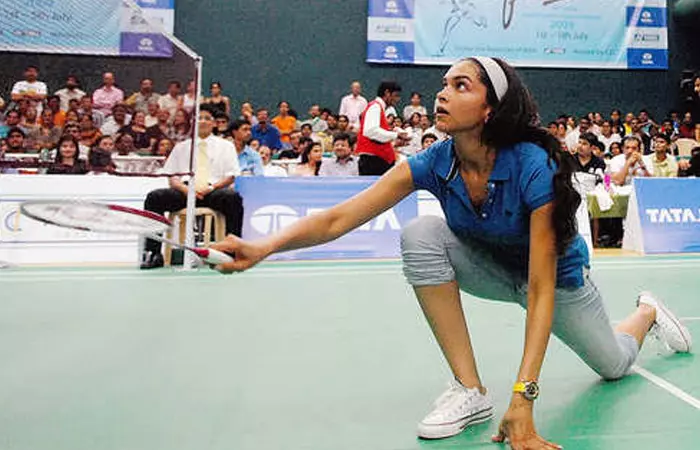 On Her Badminton Career