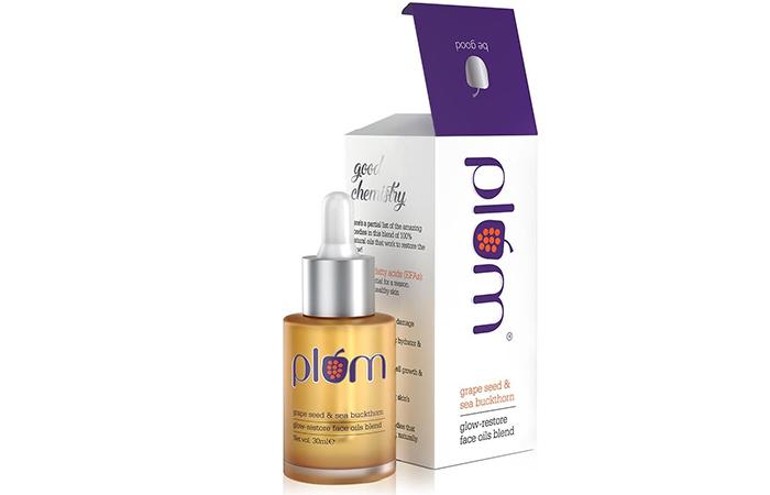 Plum Grape Seed & Sea Buckthorn Glow-Restore Face Oils Blend