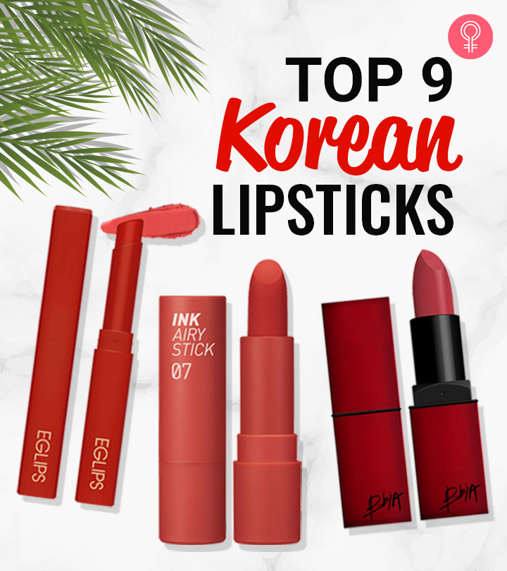Top 9 Korean Lipsticks For EveryDay Use - Stylecraze