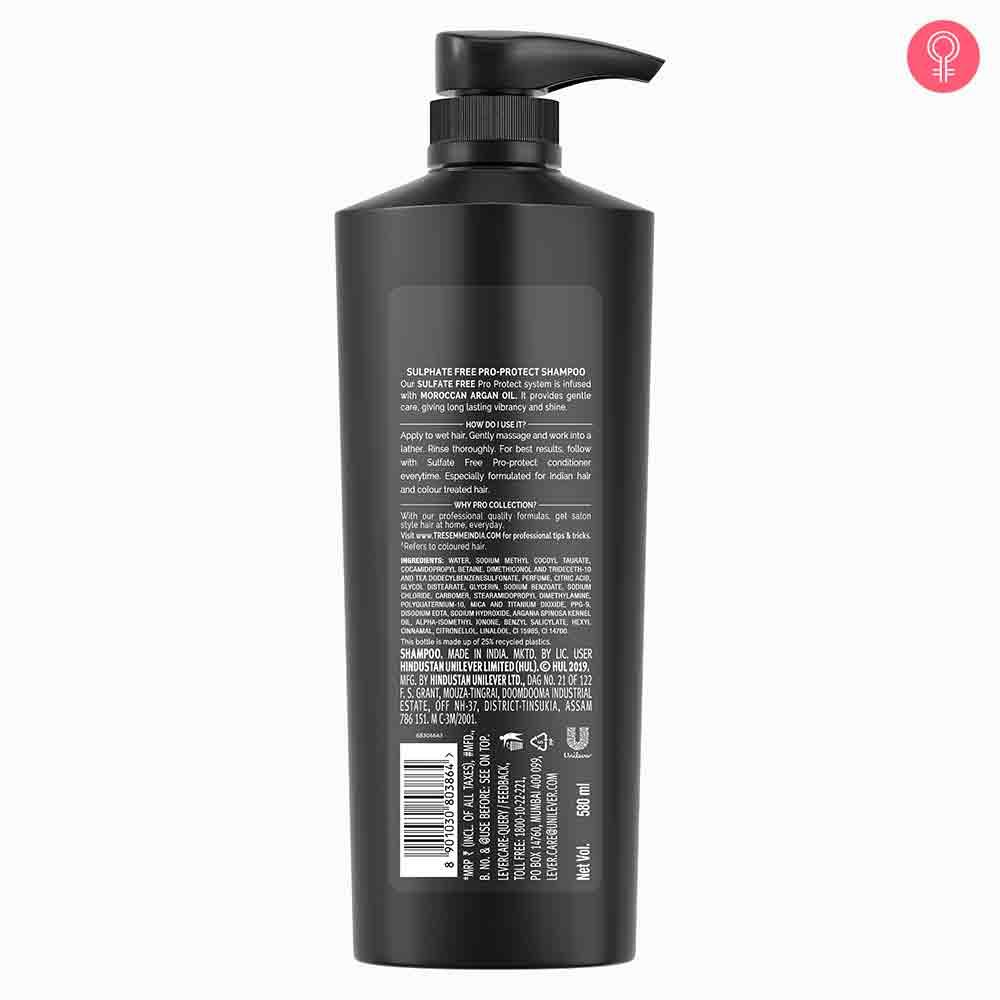 Tresemme Pro Protect Sulphate Free Shampoo Reviews Ingredients Tresemme Pro Protect Sulphate Free Shampoo Reviews Ingredients
