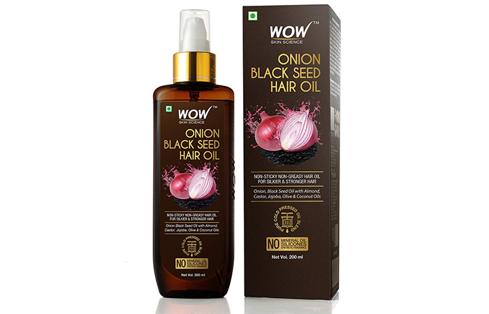 WOW Skin Science Onion Black Seed Hair Oil 
