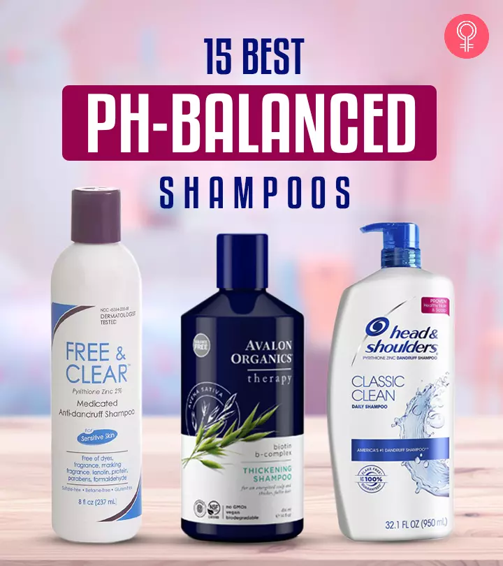 A pH-balanced shampoo is a must-have for maintaining healthy, bouncy, shiny hair.