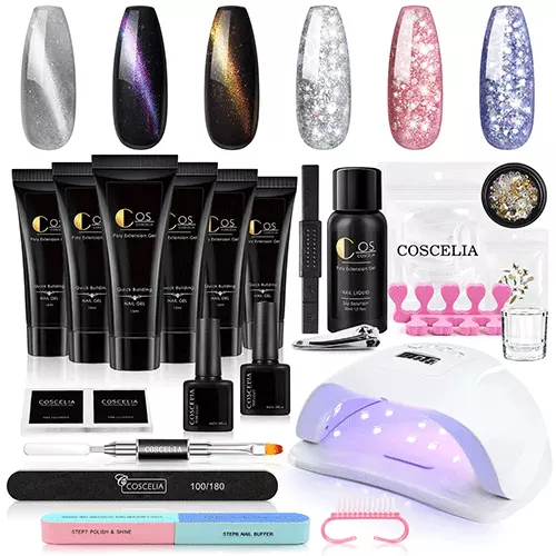 Best For Professionals: Coscelia Poly Gel Nail Kit