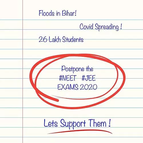 He Requested The Government to Postpone NEET and JEE exams