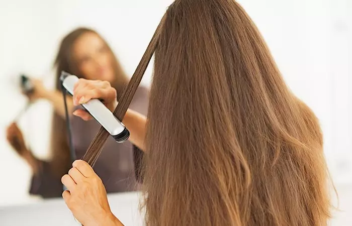 Heat Styling Your Hair After Oiling It