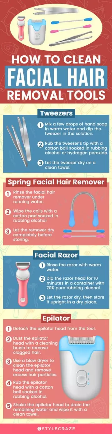 How To Clean Facial Hair Removal Tools