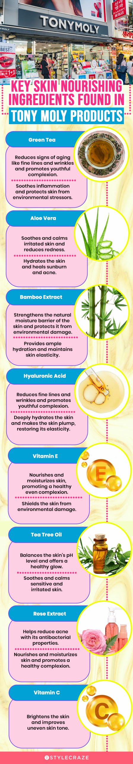  Key Skin Nourishing Ingredients Found in Tony Moly Products(infographic)