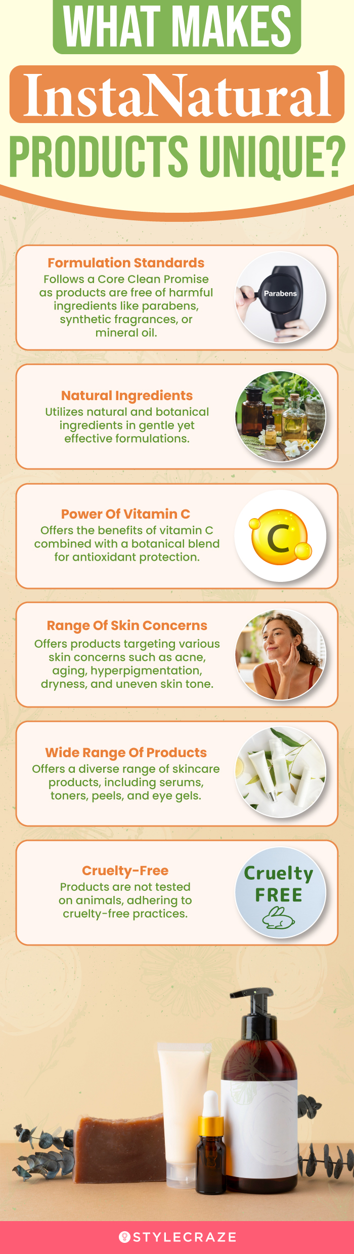 What Makes InstaNatural Products Unique? (infographic)